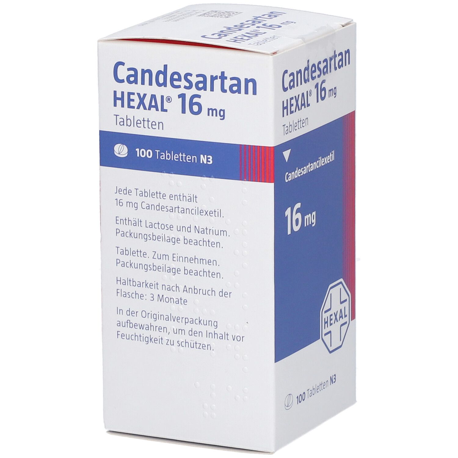 Candesartan Hexal 16 mg Tabletten Dose 100 St