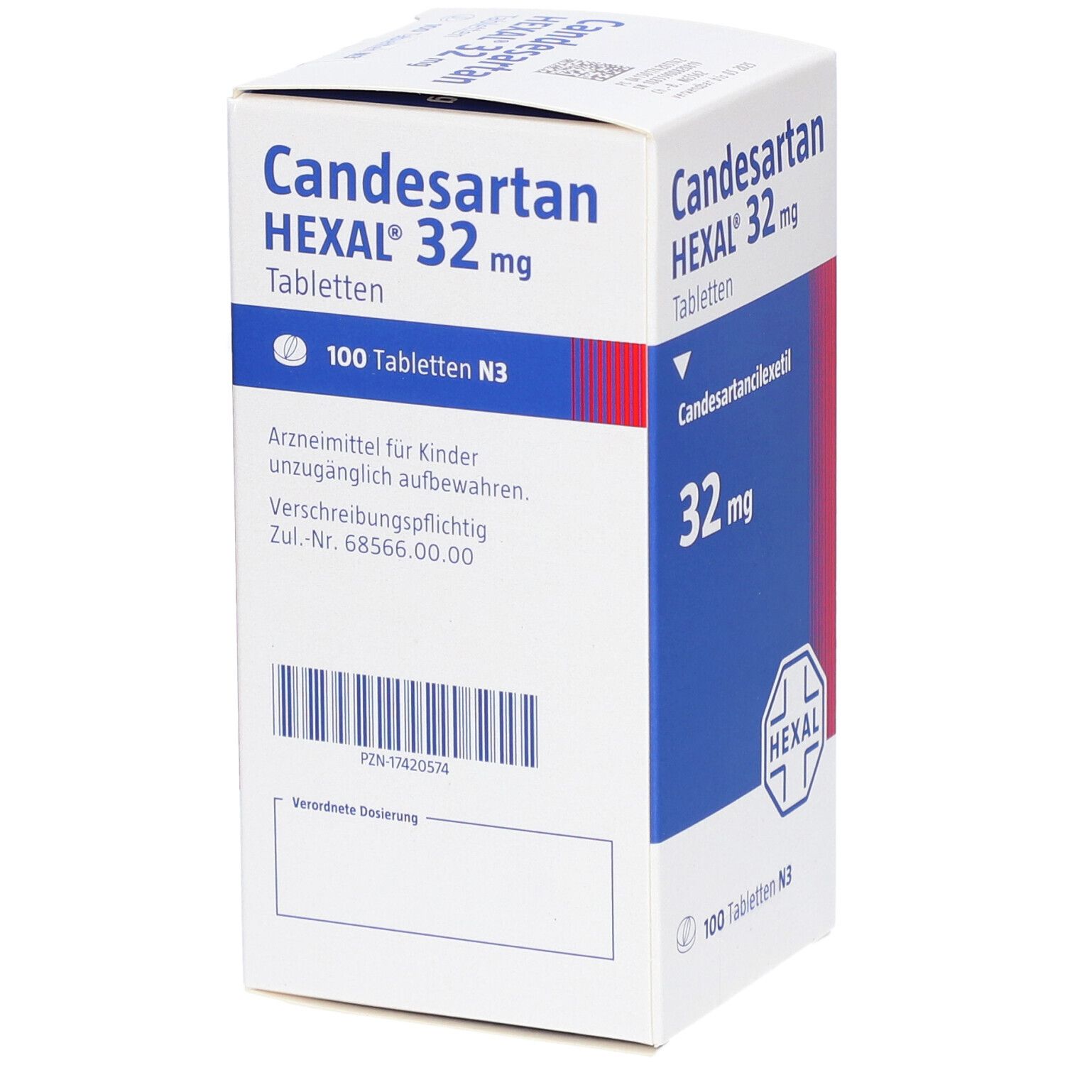 Candesartan Hexal 4 mg Tabletten Dose 100 St