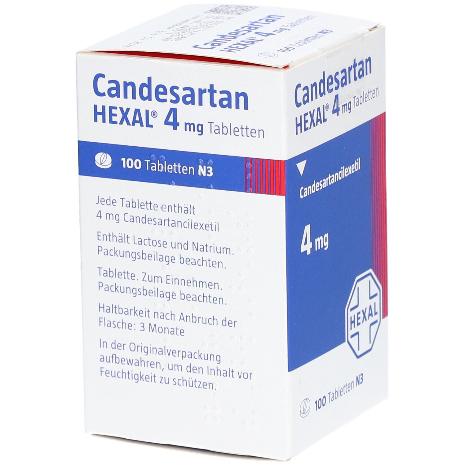 Candesartan Hexal 4 mg Tabletten Dose 100 St