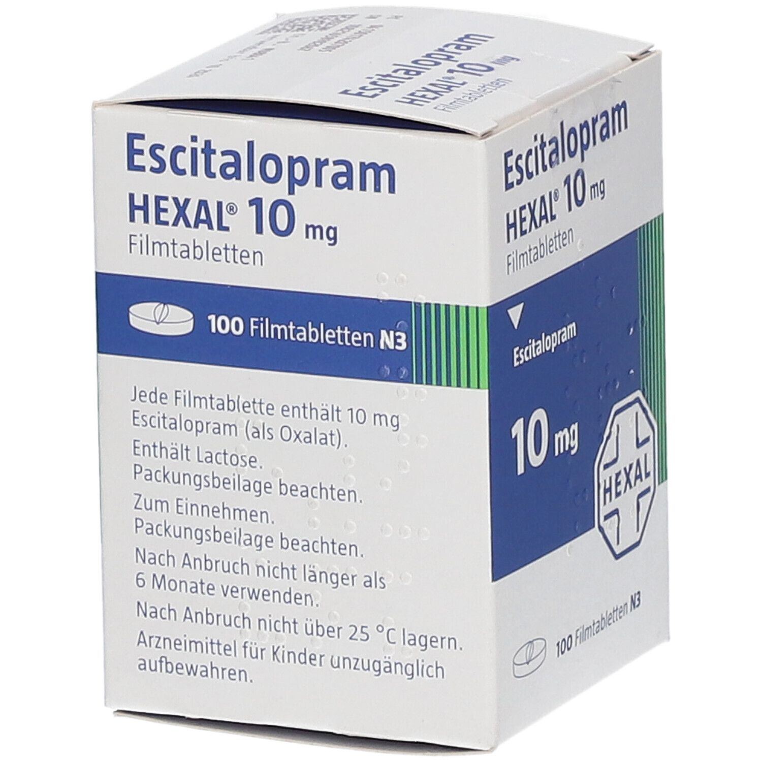 Escitalopram Hexal 5 mg Filmtabletten Dose 100 St