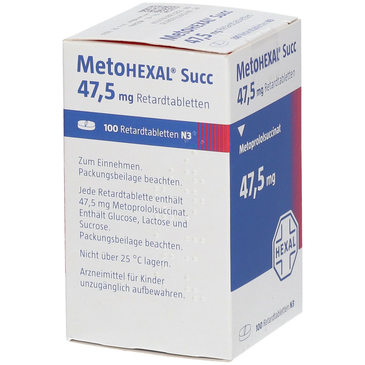 METOHEXAL Succ 47,5 mg Retardtabletten Dose
