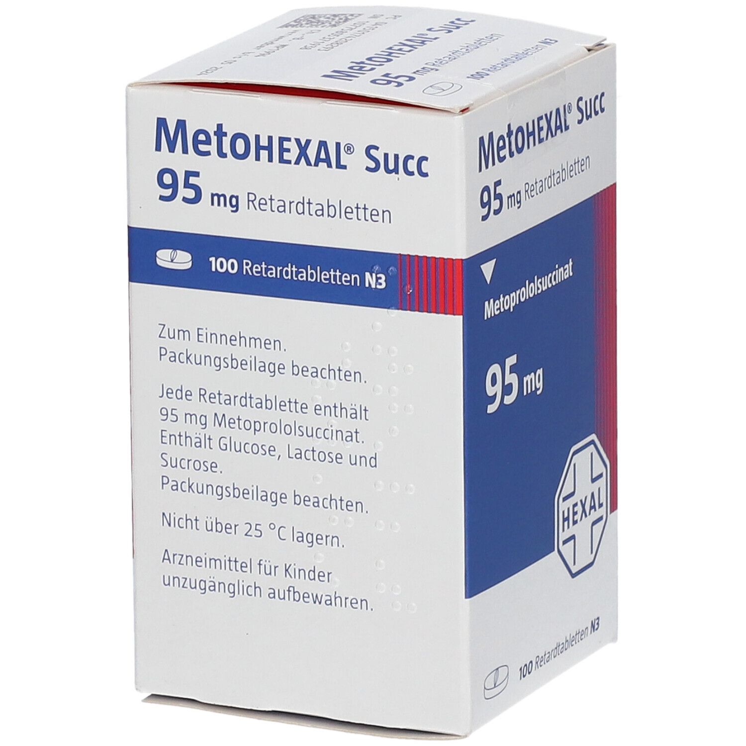 Metohexal Succ 95 mg Retardtabletten Dose 100 St Retard-Tabletten