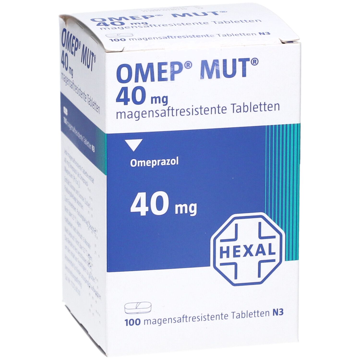 OMEP MUT 40 mg magensaftresistente Tabletten Dose