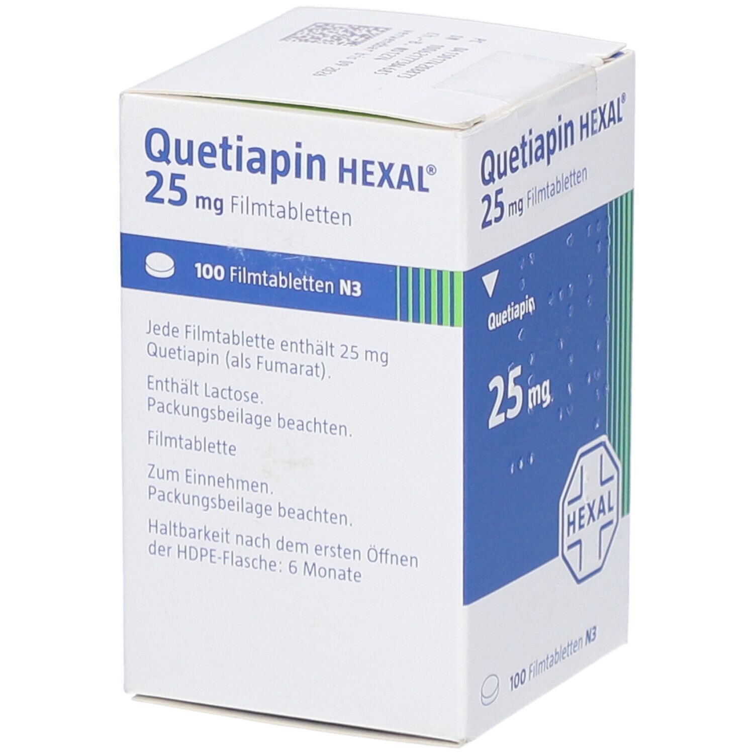 QUETIAPIN HEXAL 25 mg Filmtabletten Dose
