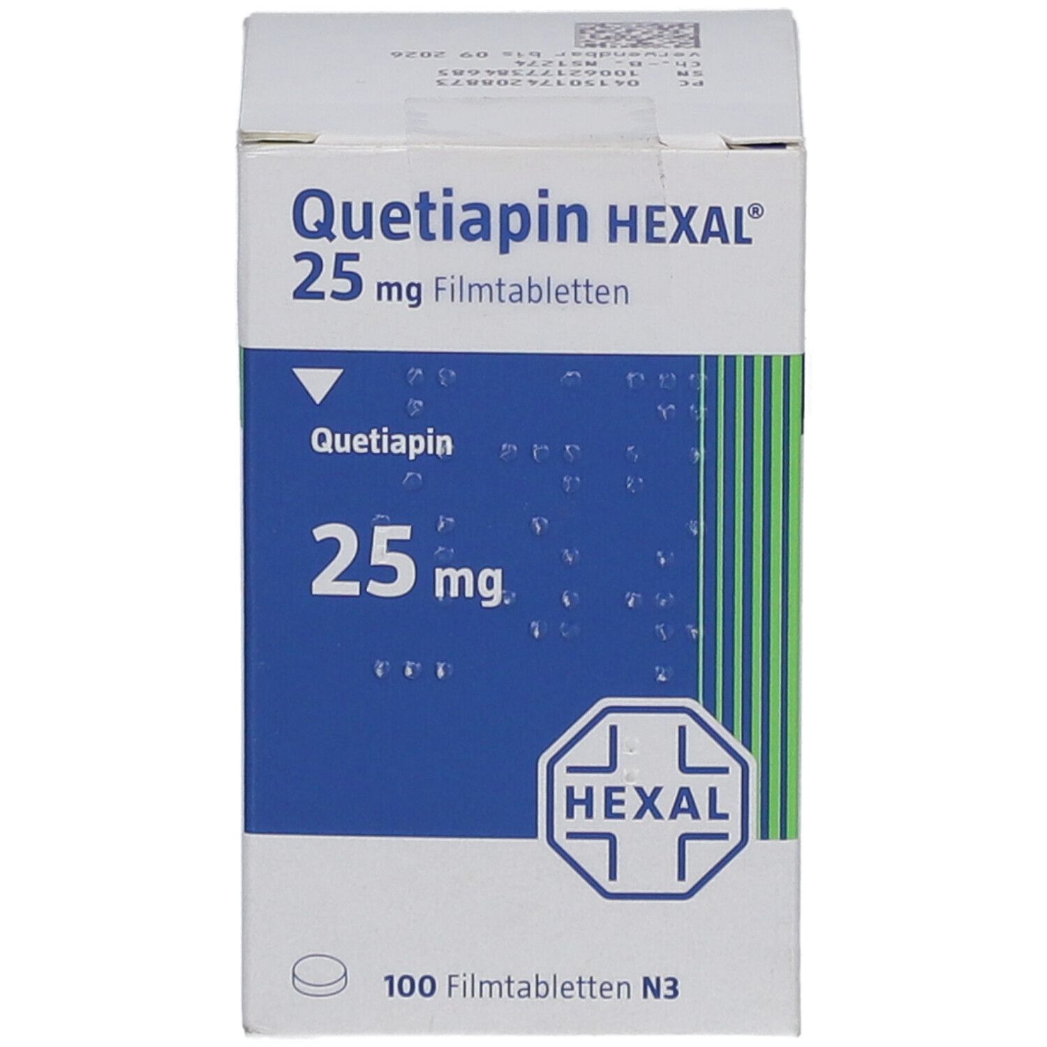 QUETIAPIN HEXAL 25 mg Filmtabletten Dose