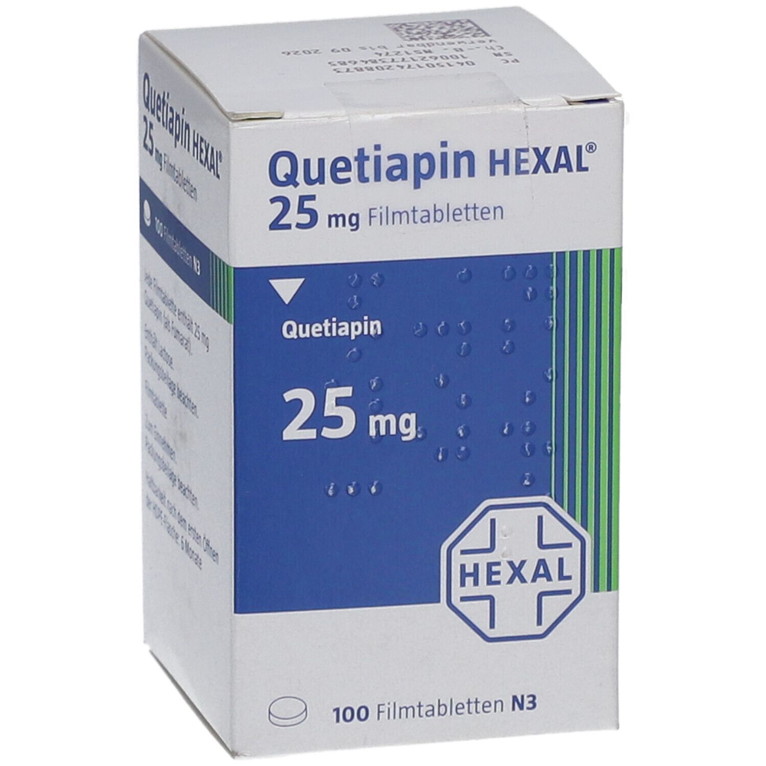 QUETIAPIN HEXAL 25 mg Filmtabletten Dose