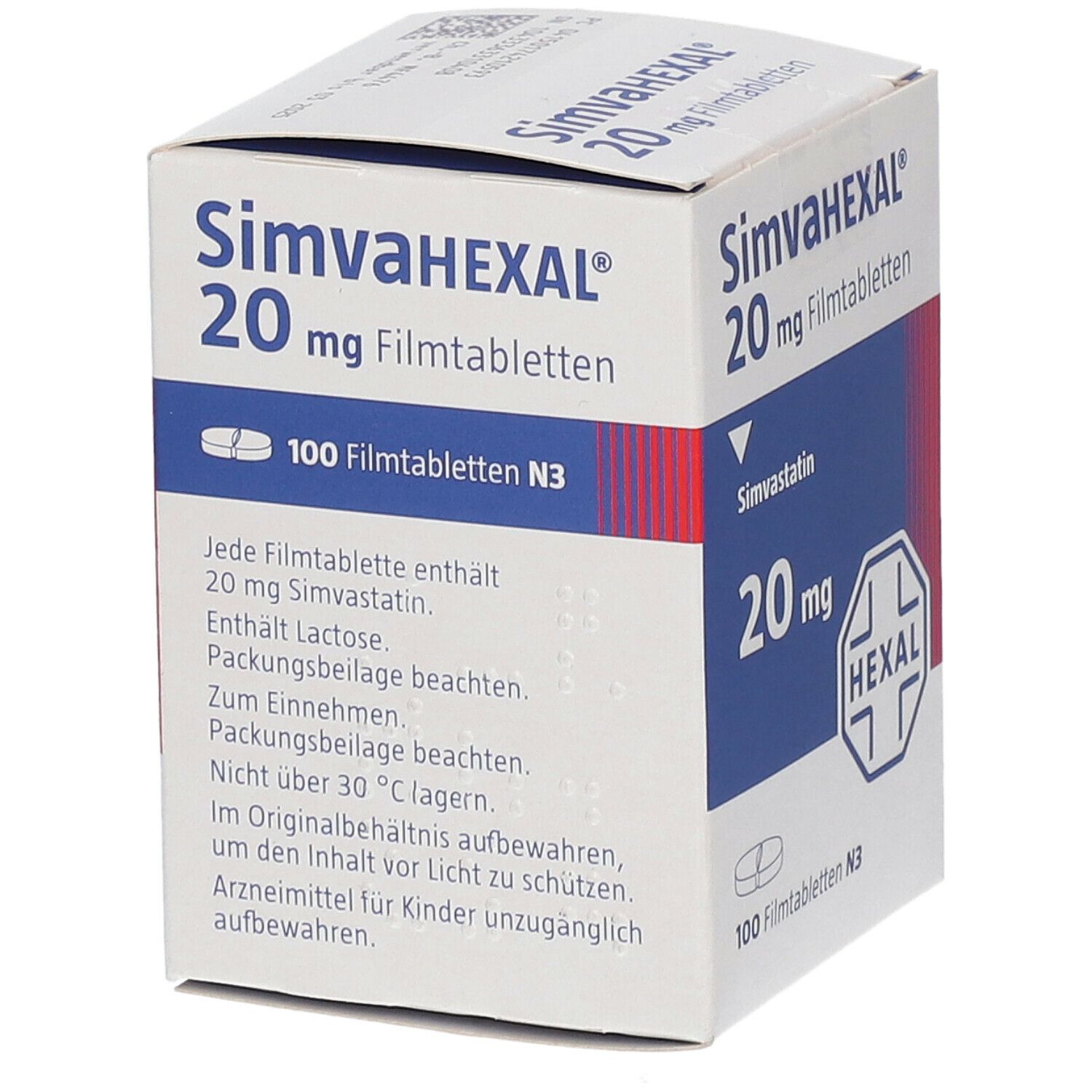 Simvahexal 20 mg Filmtabletten Dose 100 St