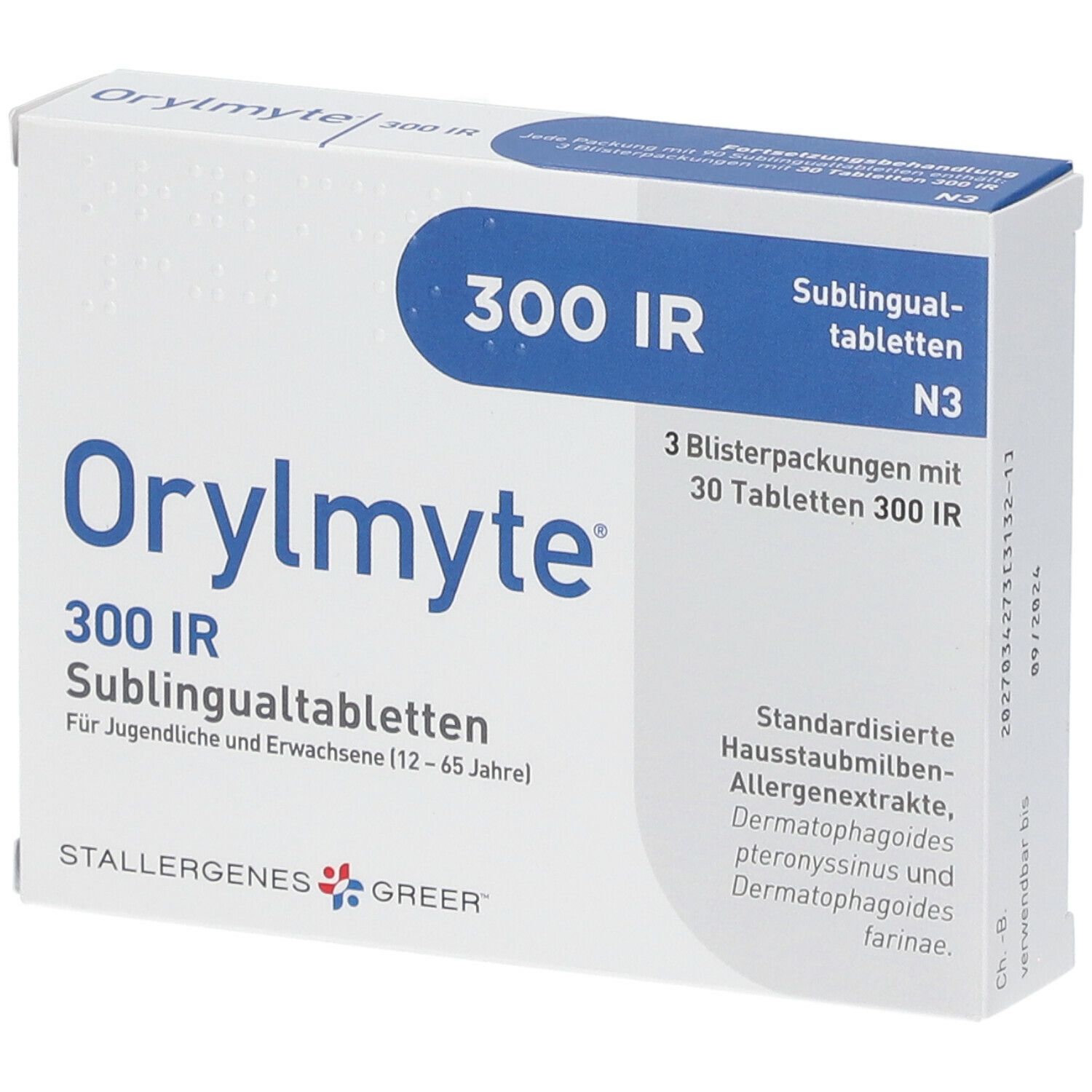 ORYLMYTE 300 IR Fortsetzungsbehandl.Sublingualtab.