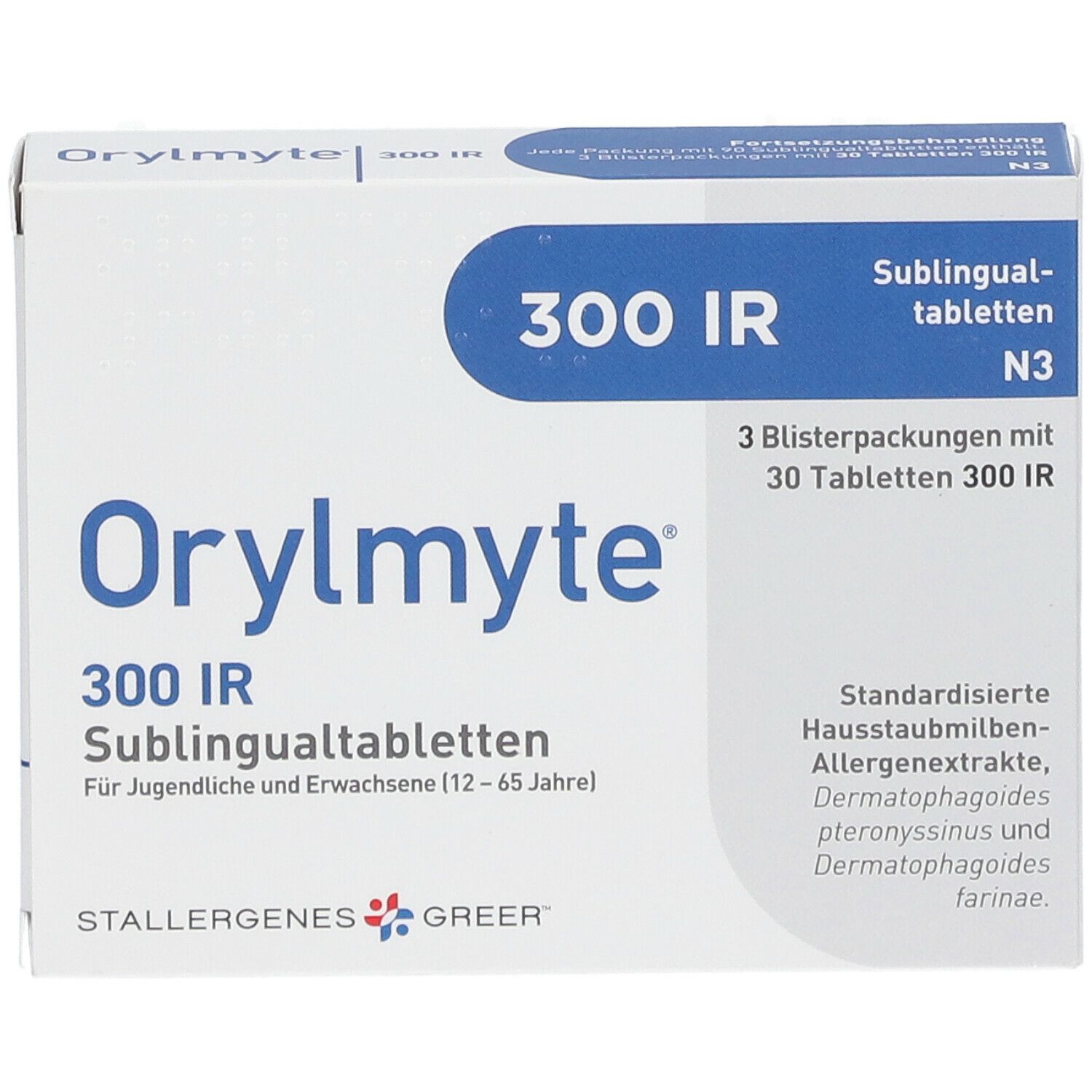 ORYLMYTE 300 IR Fortsetzungsbehandl.Sublingualtab.