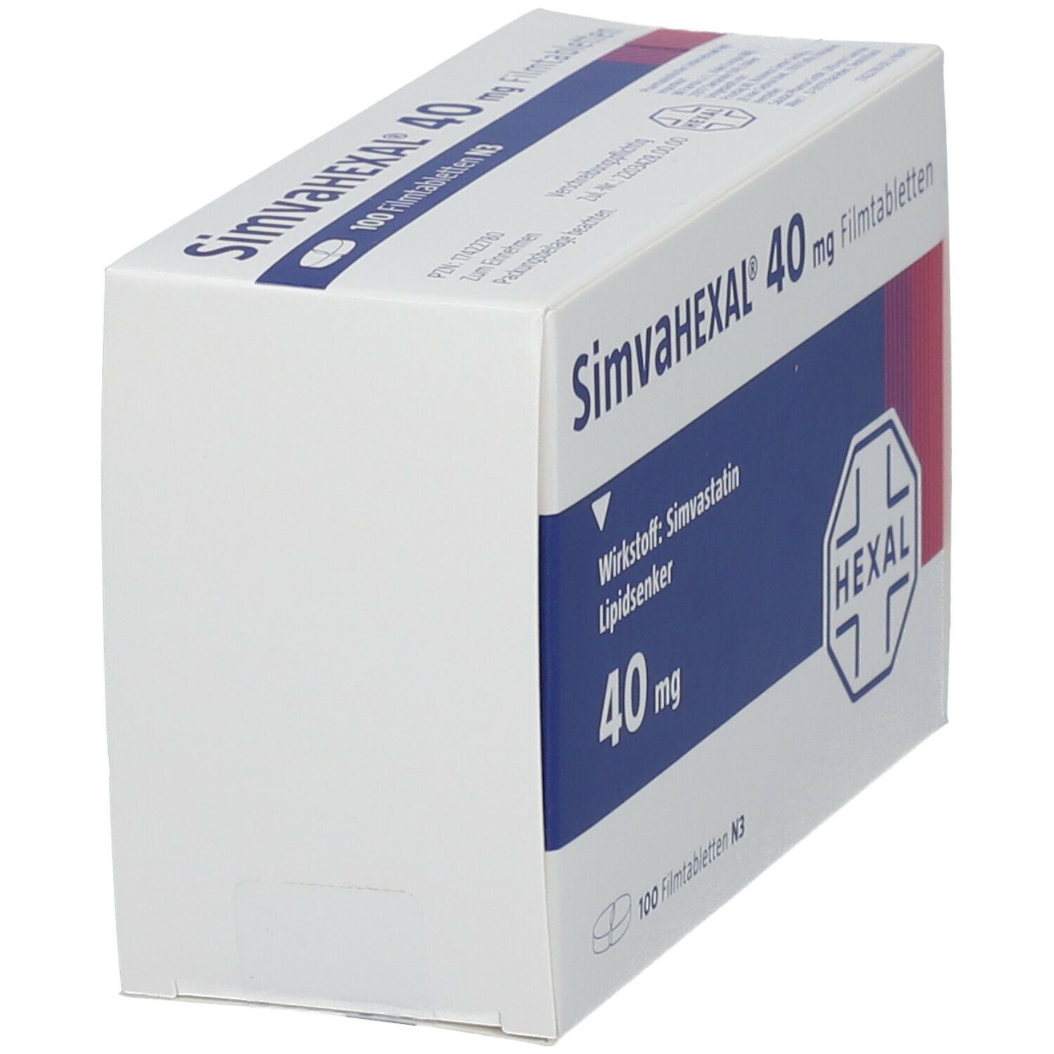 Simvahexal 40 mg Filmtabletten 100 St