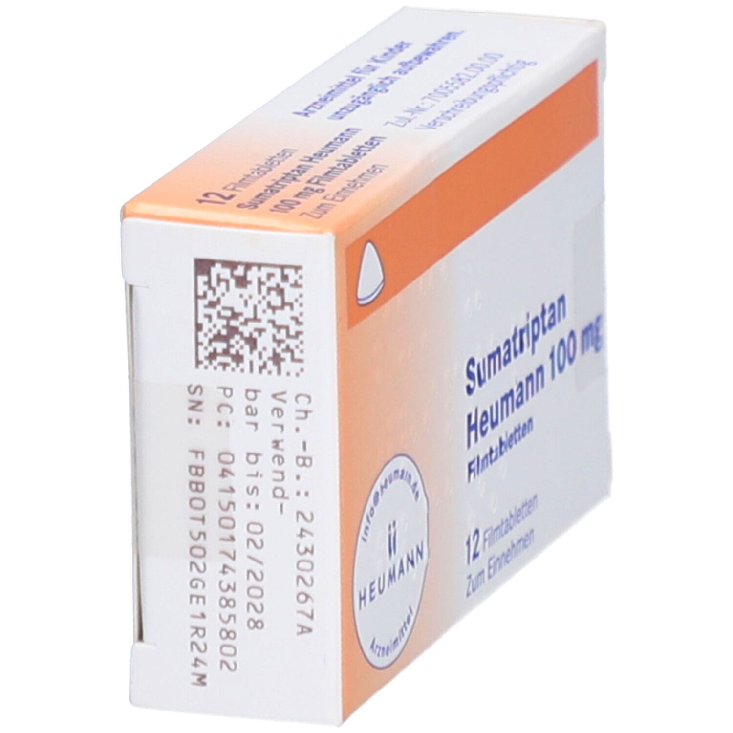 SUMATRIPTAN Heumann 100 mg Filmtabletten