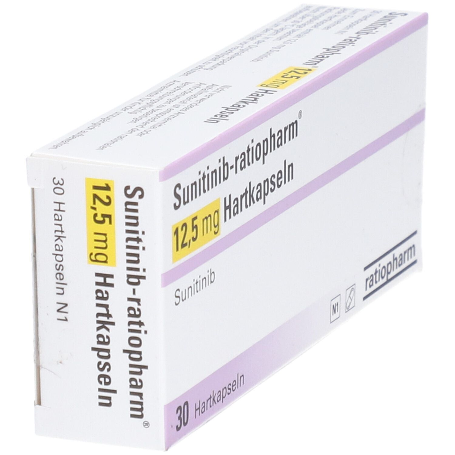 SUNITINIB-ratiopharm 12,5 mg Hartkapseln 30 St