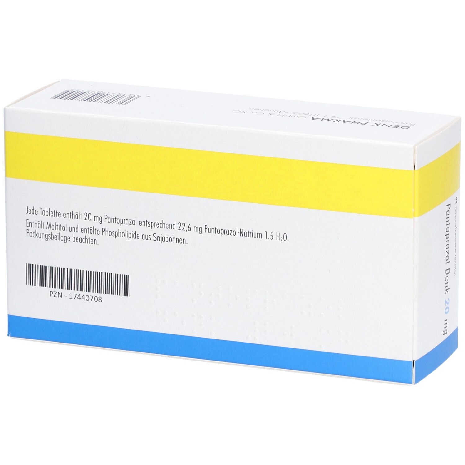 PANTOPRAZOL Denk 20 mg magensaftres.Tabletten