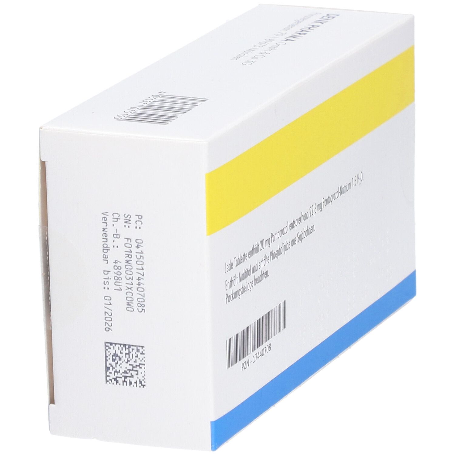 PANTOPRAZOL Denk 20 mg magensaftres.Tabletten
