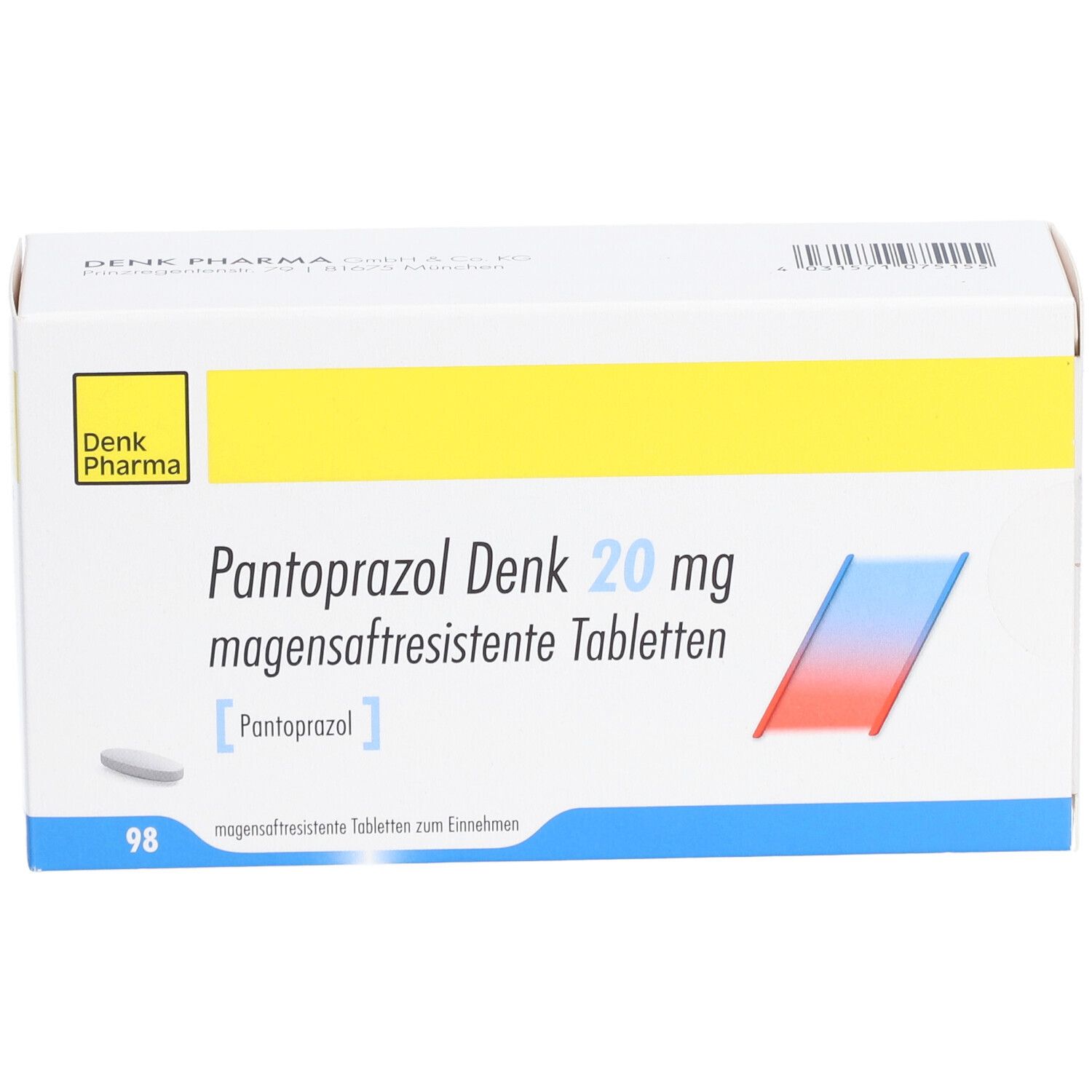 PANTOPRAZOL Denk 20 mg magensaftres.Tabletten