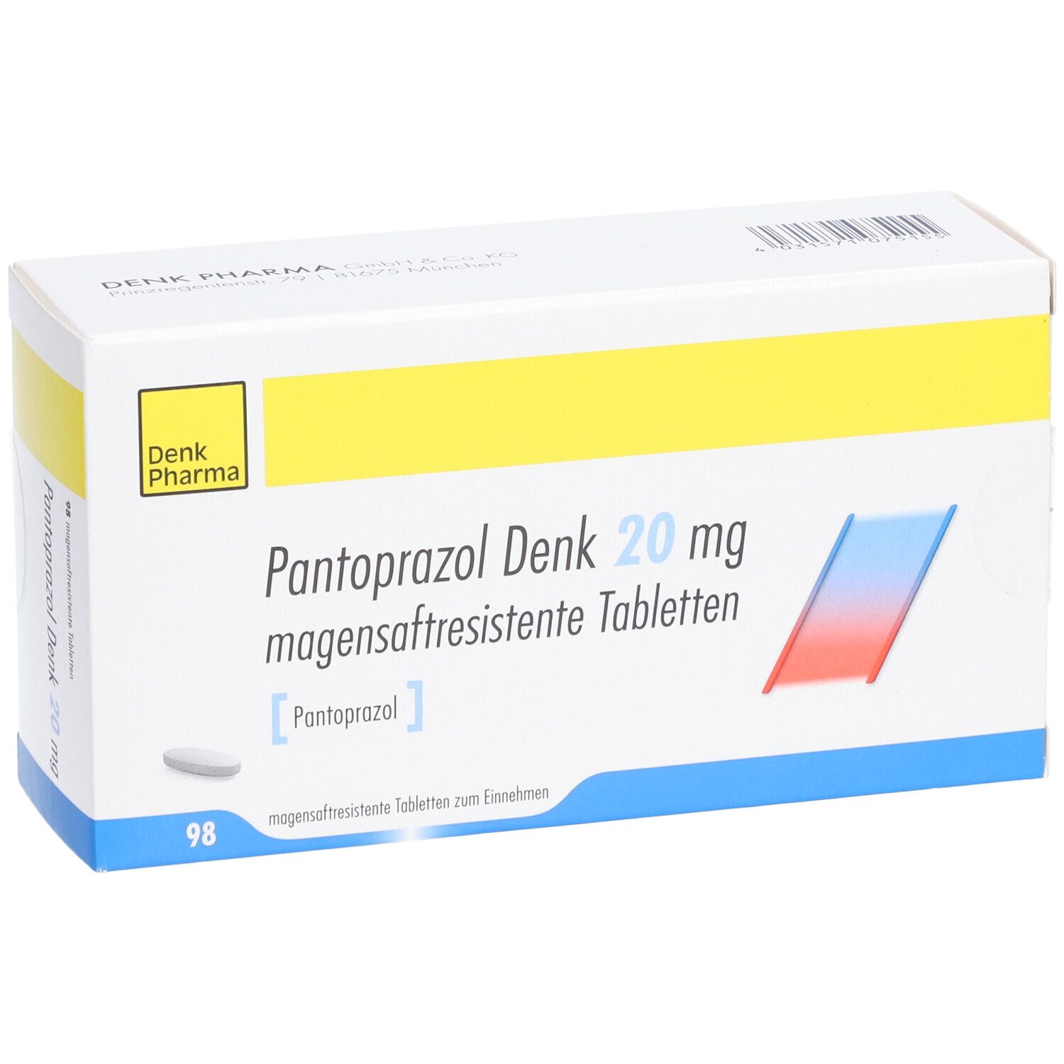 PANTOPRAZOL Denk 20 mg magensaftres.Tabletten