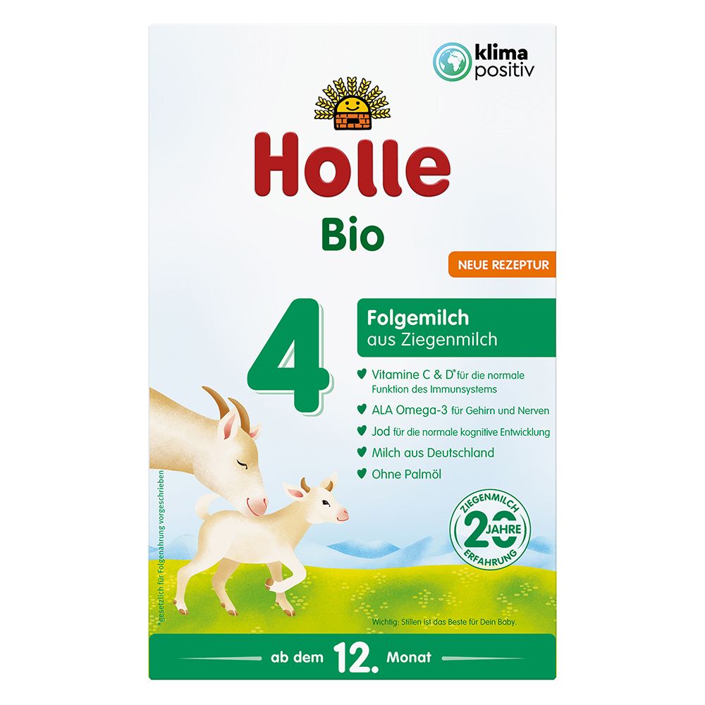 Holle Bio Folgemilch 4 aus Ziegenmilch Pulver 6-er Set 6x400 g