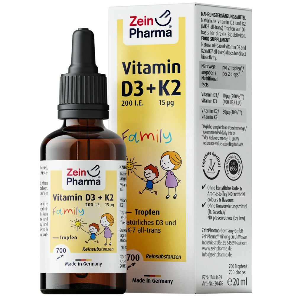 Vitamin D3+K2 Family ZeinPharma®