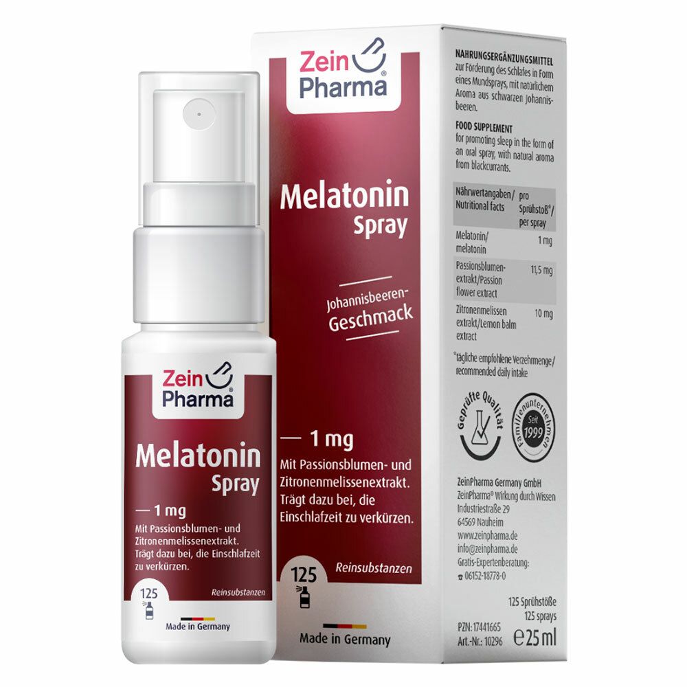  Melatonin Spray 1 mg ZeinPharma®