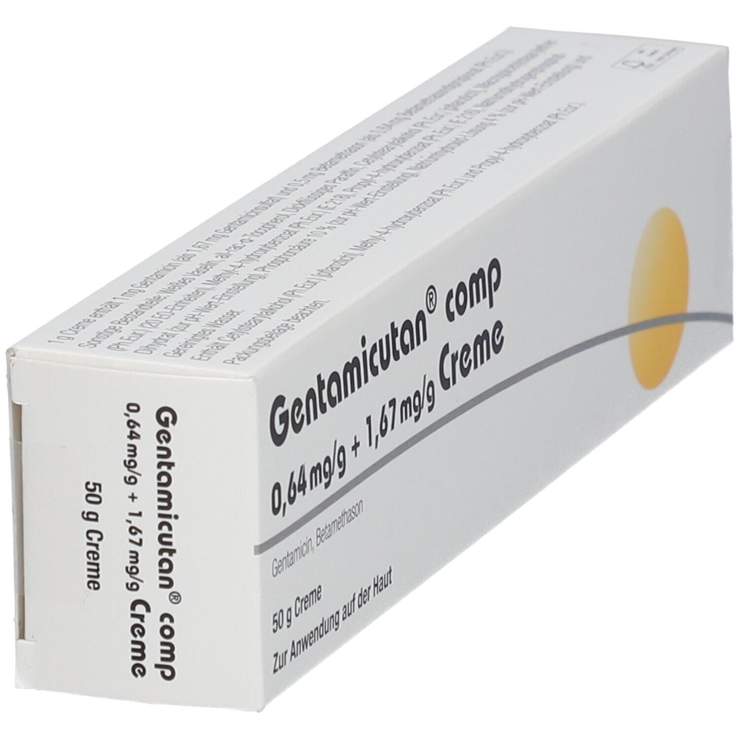 Gentamicutan comp 0,64 mg/g + 1,67 Creme 50 g