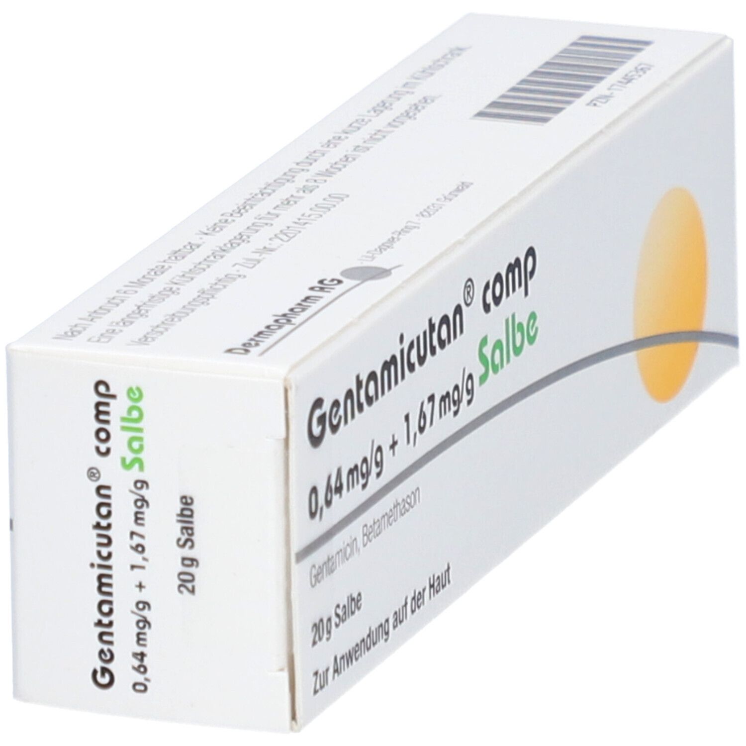 Gentamicutan comp 0,64 mg/g + 1,67 Salbe 50 g