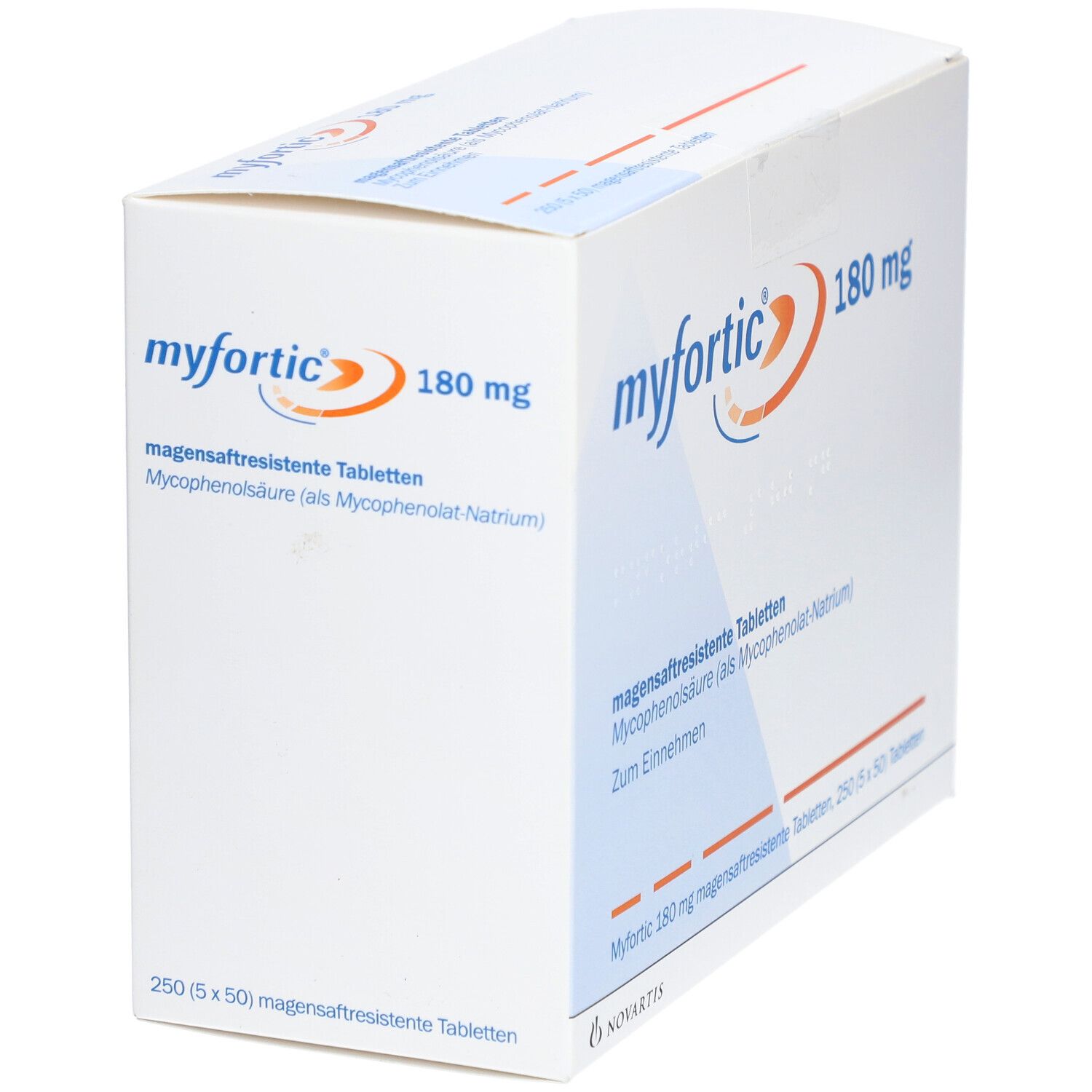 Myfortic 180 mg magensaftresistente Tabletten 5x50 St magensaftresistent