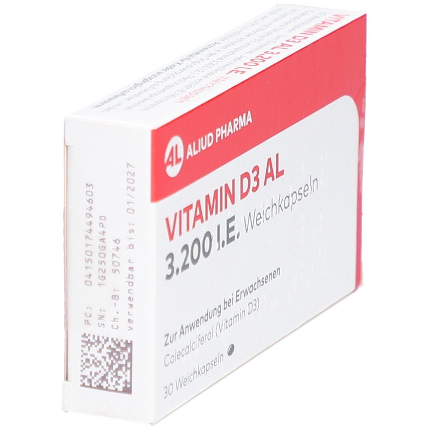 VITAMIN D3 AL 3.200 I.E. Weichkapseln