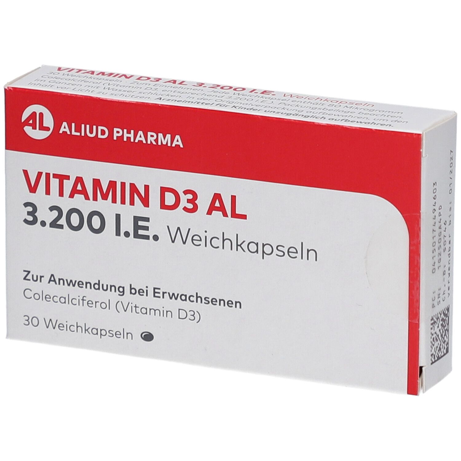 VITAMIN D3 AL 3.200 I.E. Weichkapseln