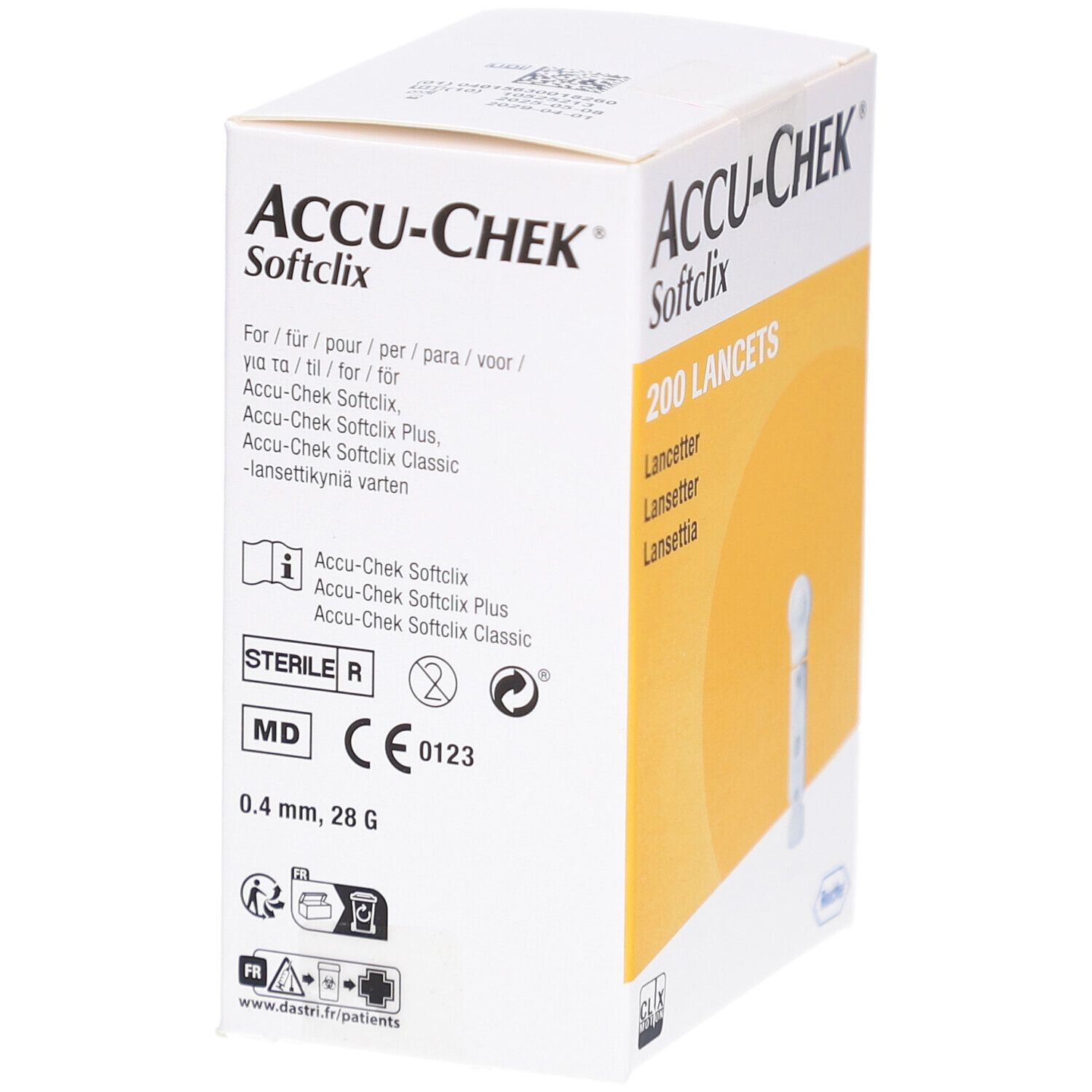 Accu-Chek® Softclix Lanzetten 0,4 mm, 28 G