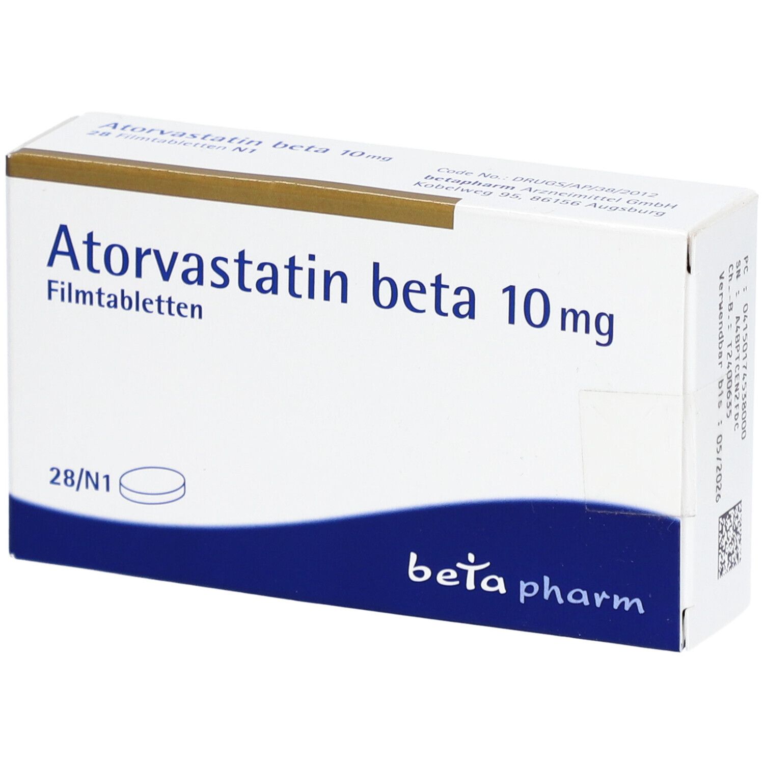 ATORVASTATIN beta 10 mg Filmtabletten