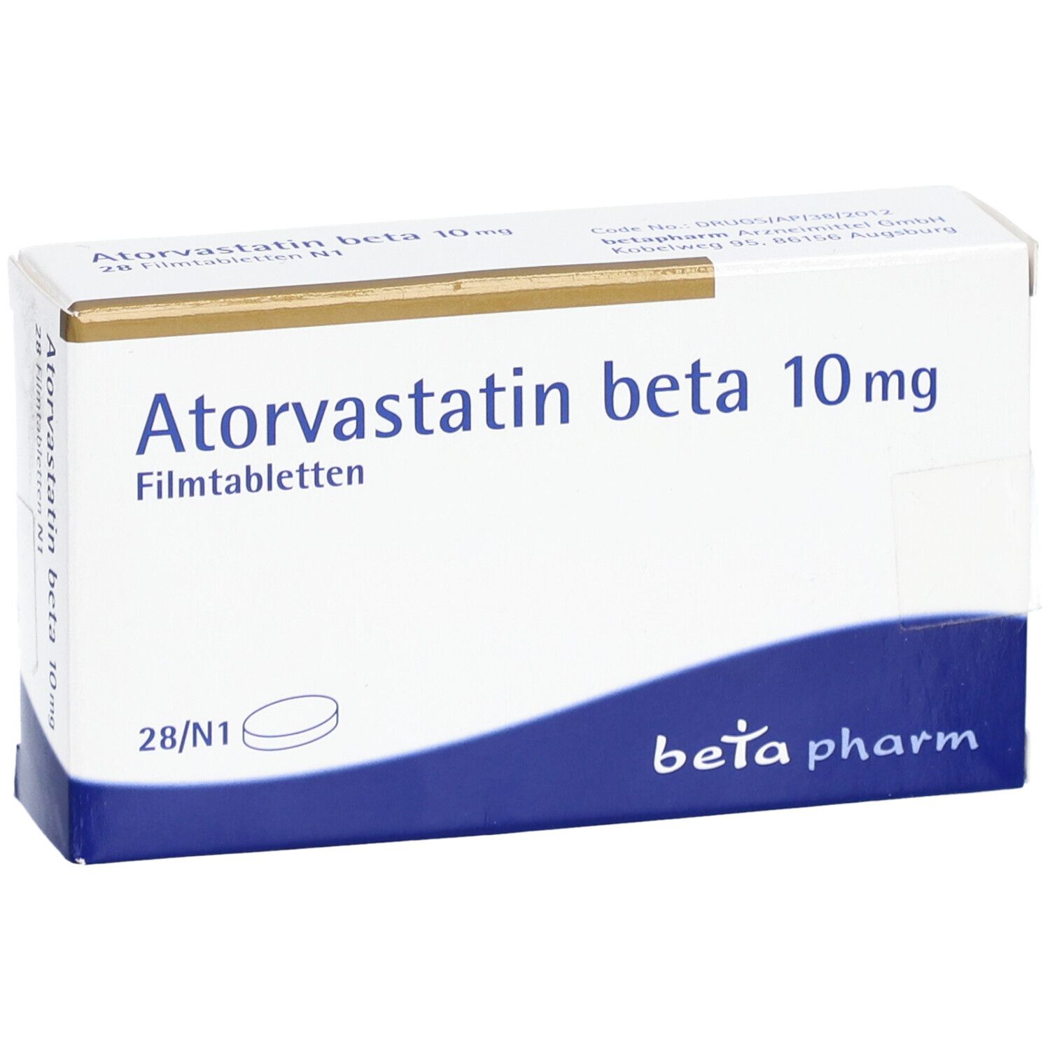 ATORVASTATIN beta 10 mg Filmtabletten