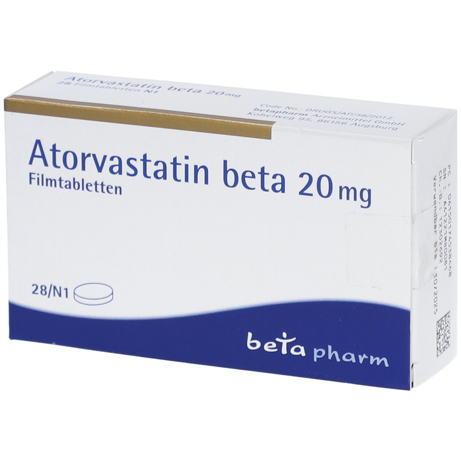 ATORVASTATIN beta 20 mg Filmtabletten