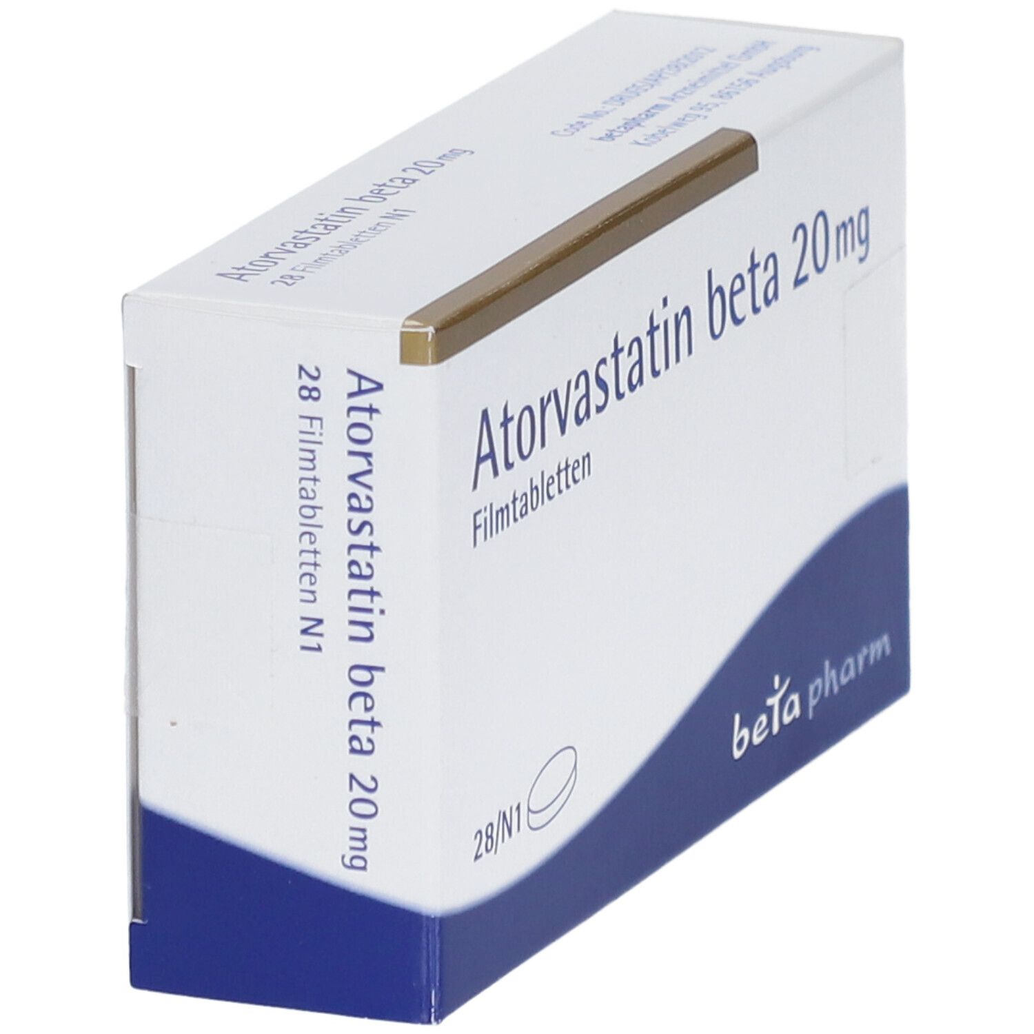 Atorvastatin beta 40 mg Filmtabletten 49 St