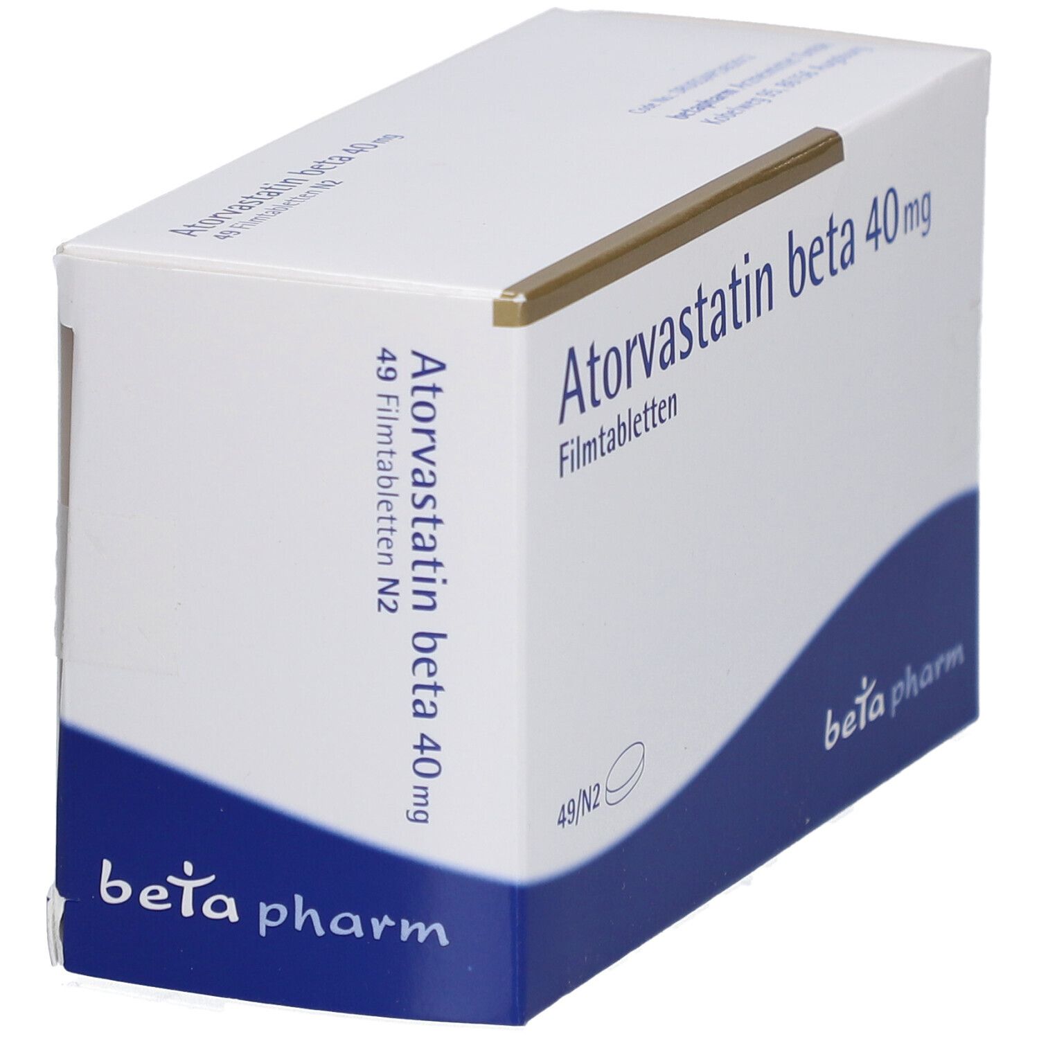 ATORVASTATIN beta 40 mg Filmtabletten
