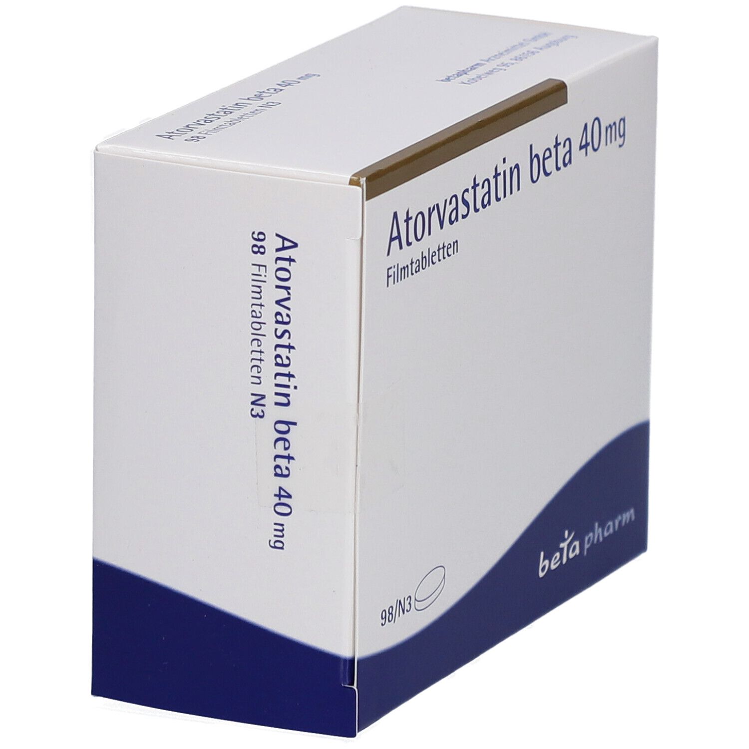 ATORVASTATIN beta 40 mg Filmtabletten