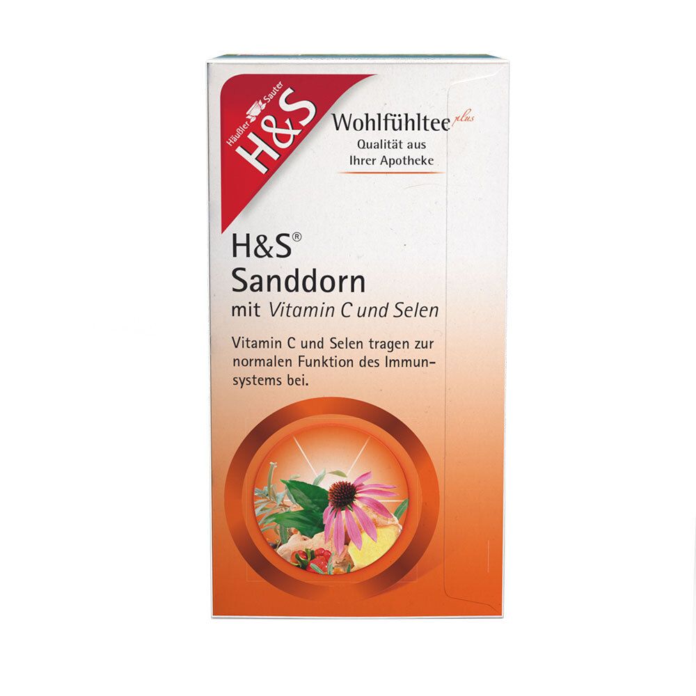 H&S Sanddorn mit Vitamin C und Selen Filterbeutel