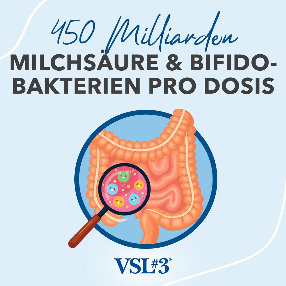 VSL#3® mit 450 Milliarden Bakterien zur Darmsanierung
