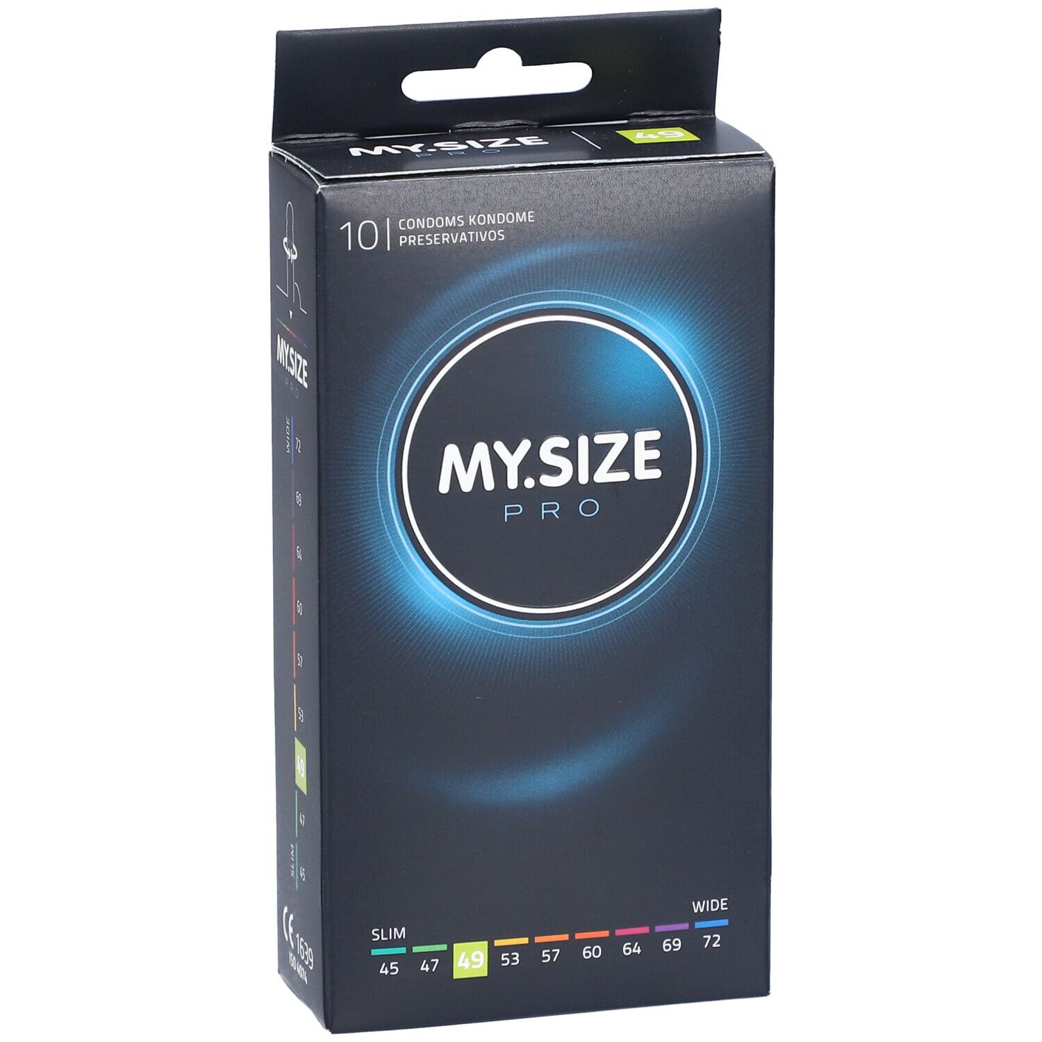 Préservatifs My.Size Pro 49 - Lot De 36 Préservatifs, Taille 49 Mm, Neufs Sous Emballage