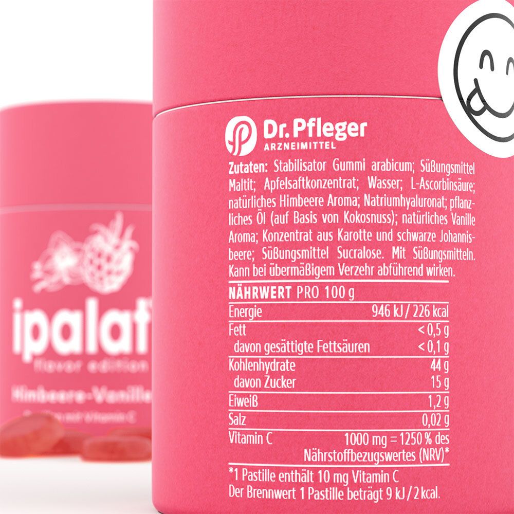 Ipalat Pastillen flavor edition Himbeere-Vanille 40 St