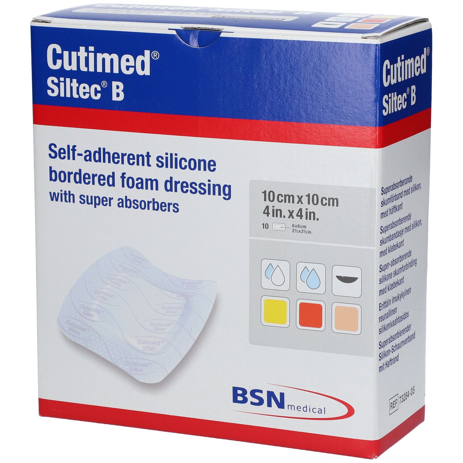 Cutimed® Siltec B 10 cm x 10 cm
