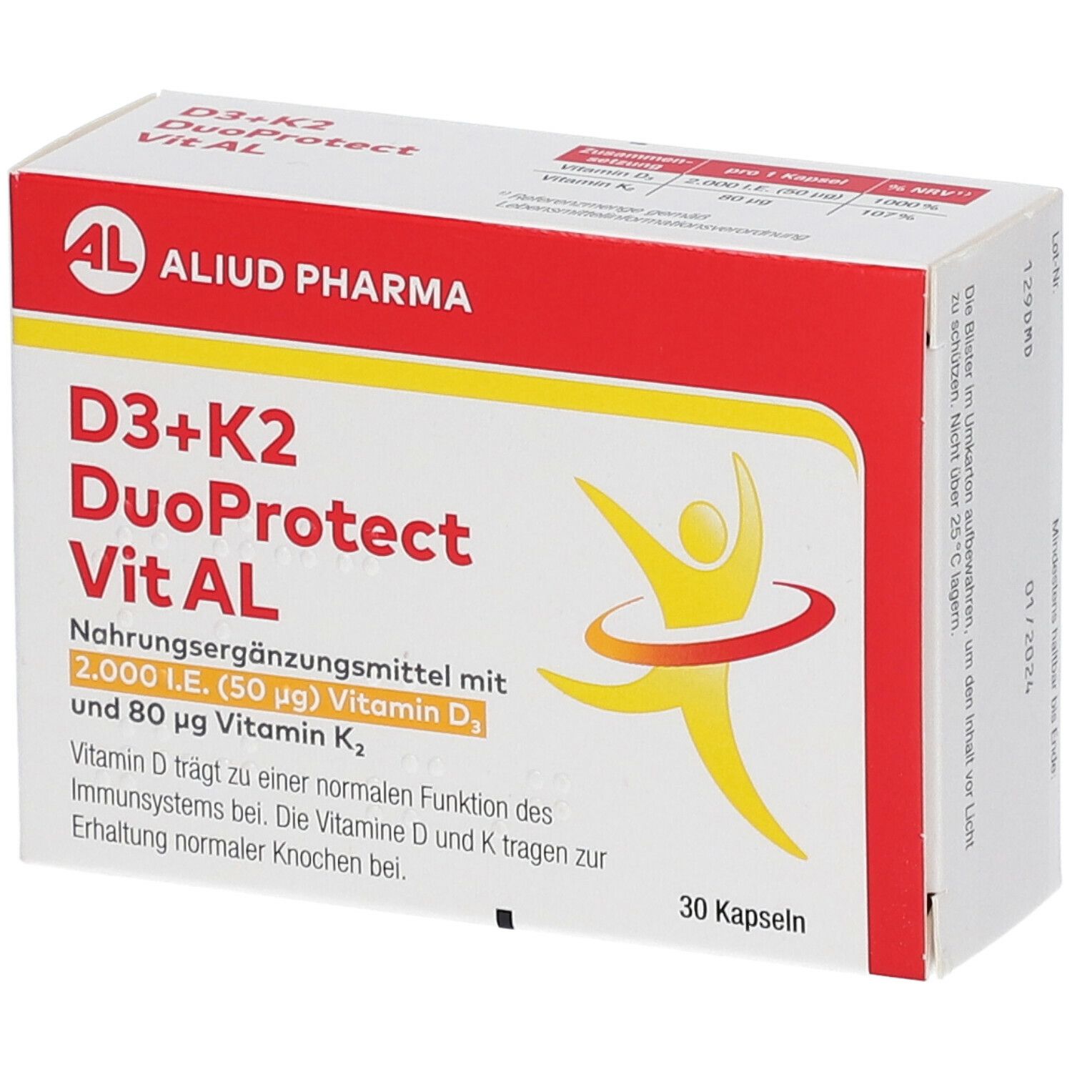D3+K2 DuoProtect Vit AL 2000 I.e./80 µg