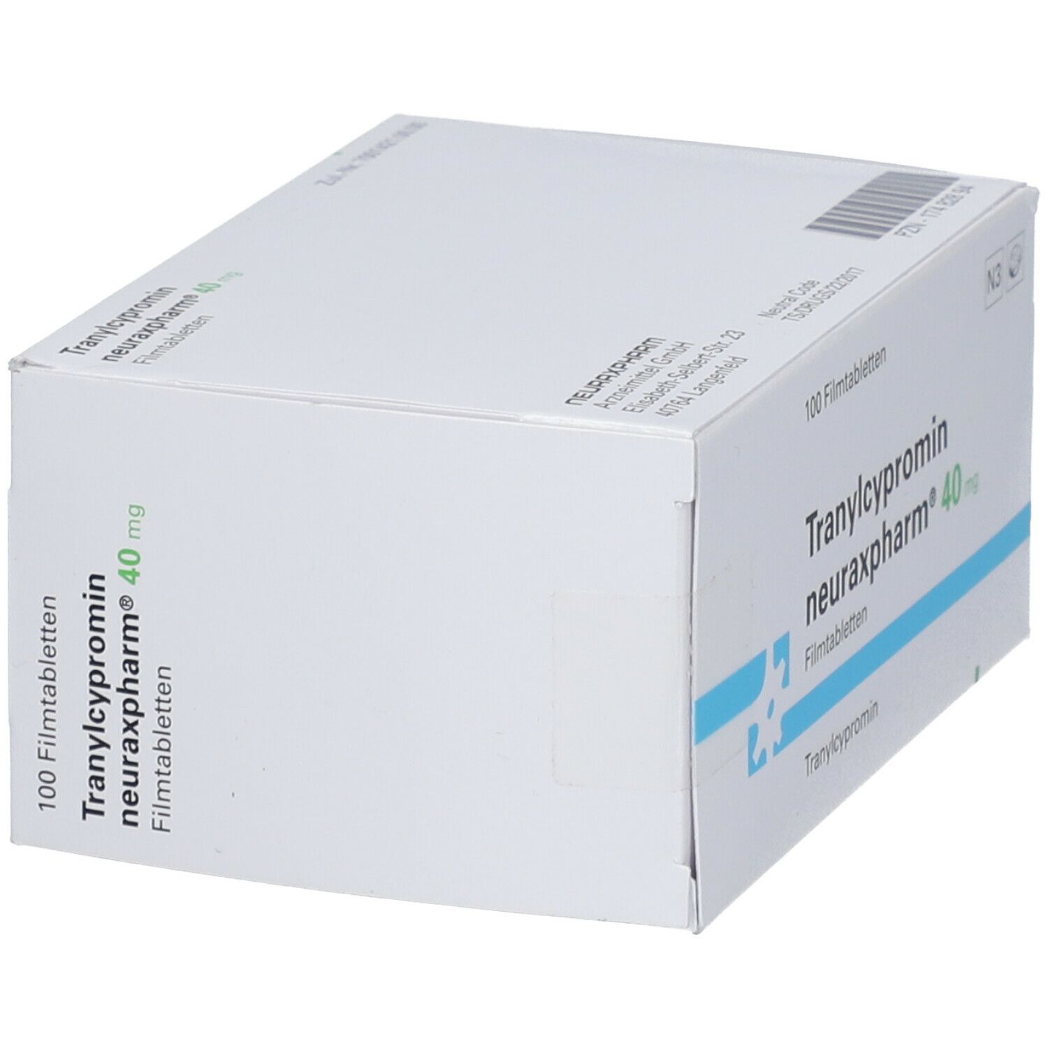 Tranylcypromin neuraxpharm 40 mg Filmtabletten 100 St