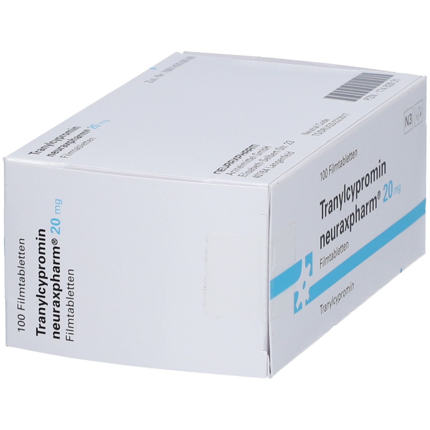 Tranylcypromin neuraxpharm 20 mg Filmtabletten 100 St