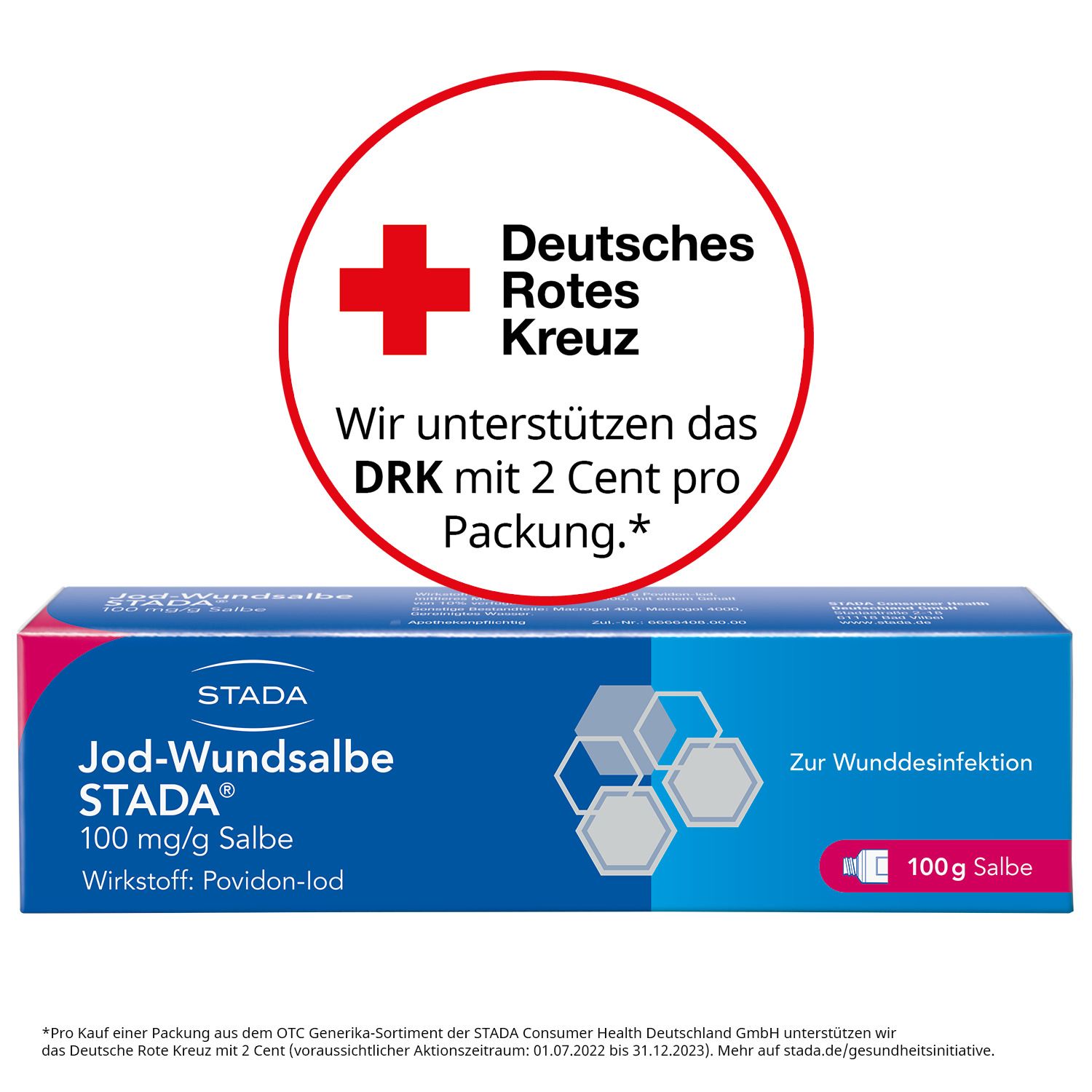 Jod-Wundsalbe STADA 100 mg / g