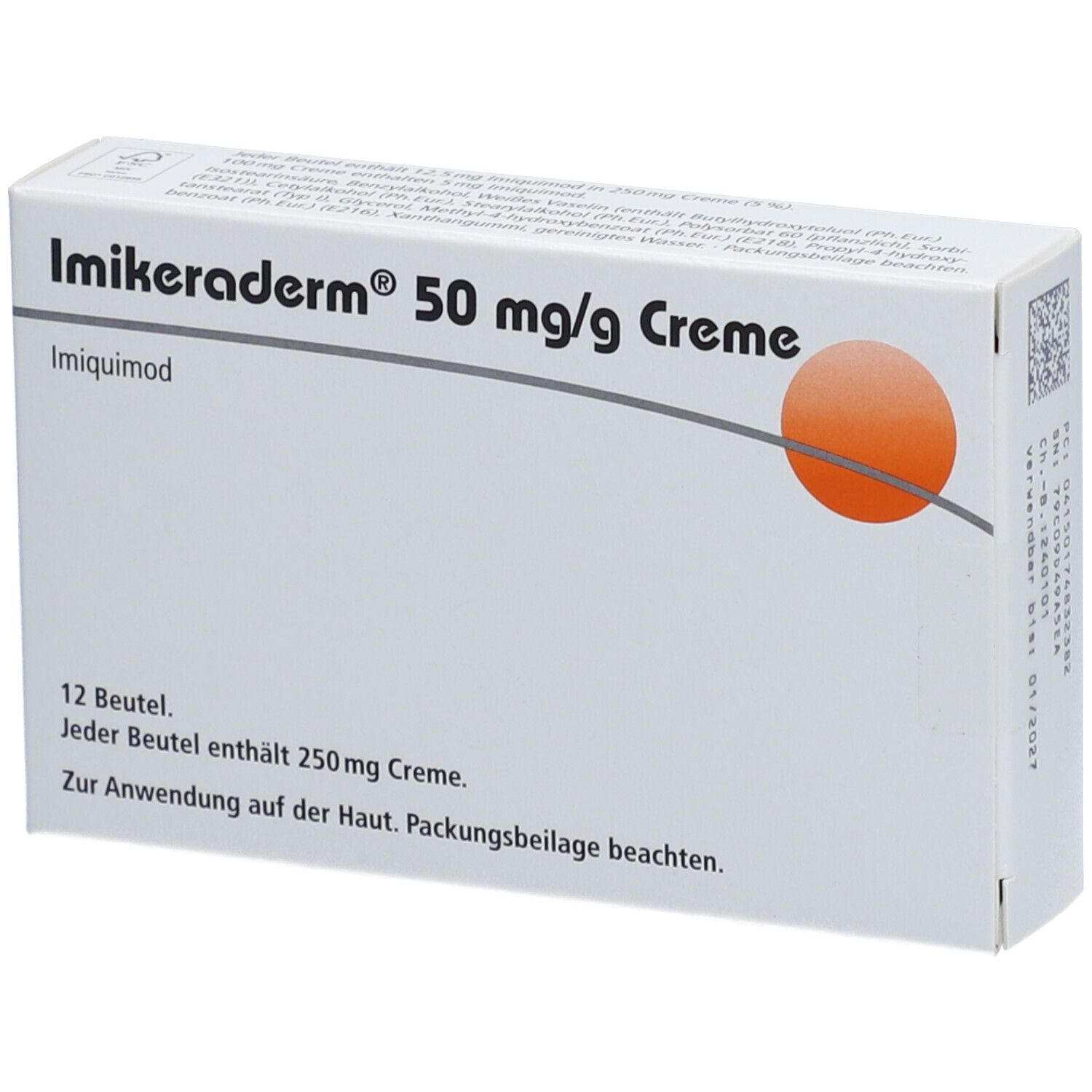 IMIKERADERM 50 mg/g Creme im Beutel