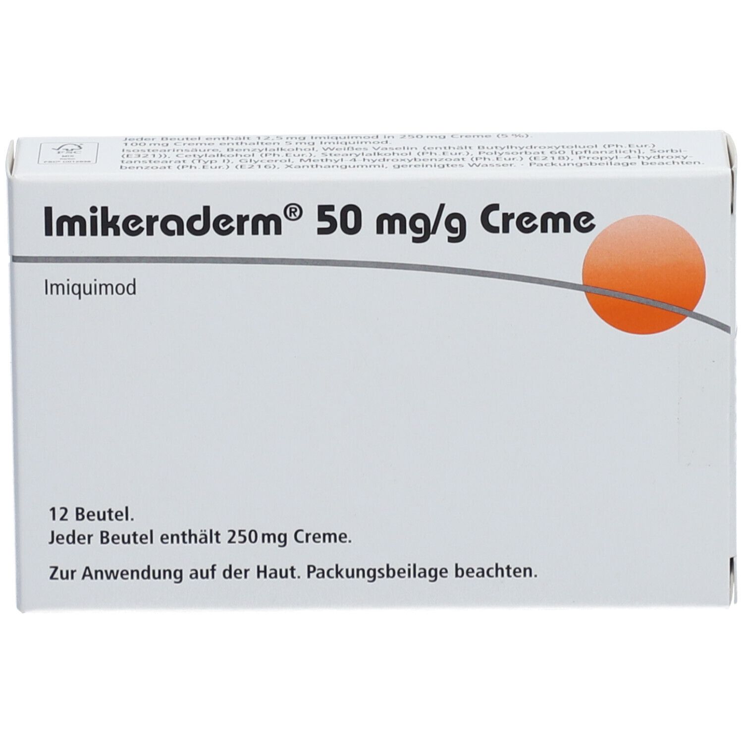 IMIKERADERM 50 mg/g Creme im Beutel