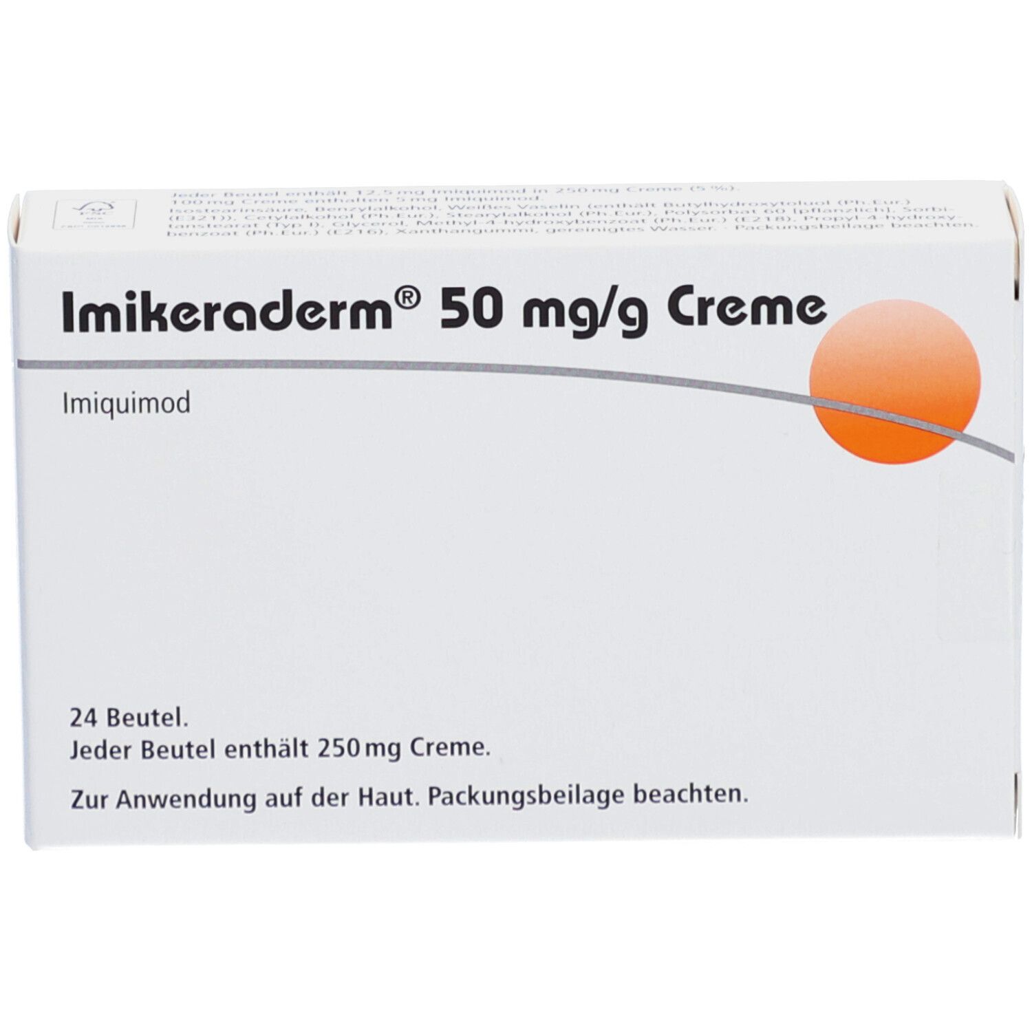 IMIKERADERM 50 mg/g Creme im Beutel