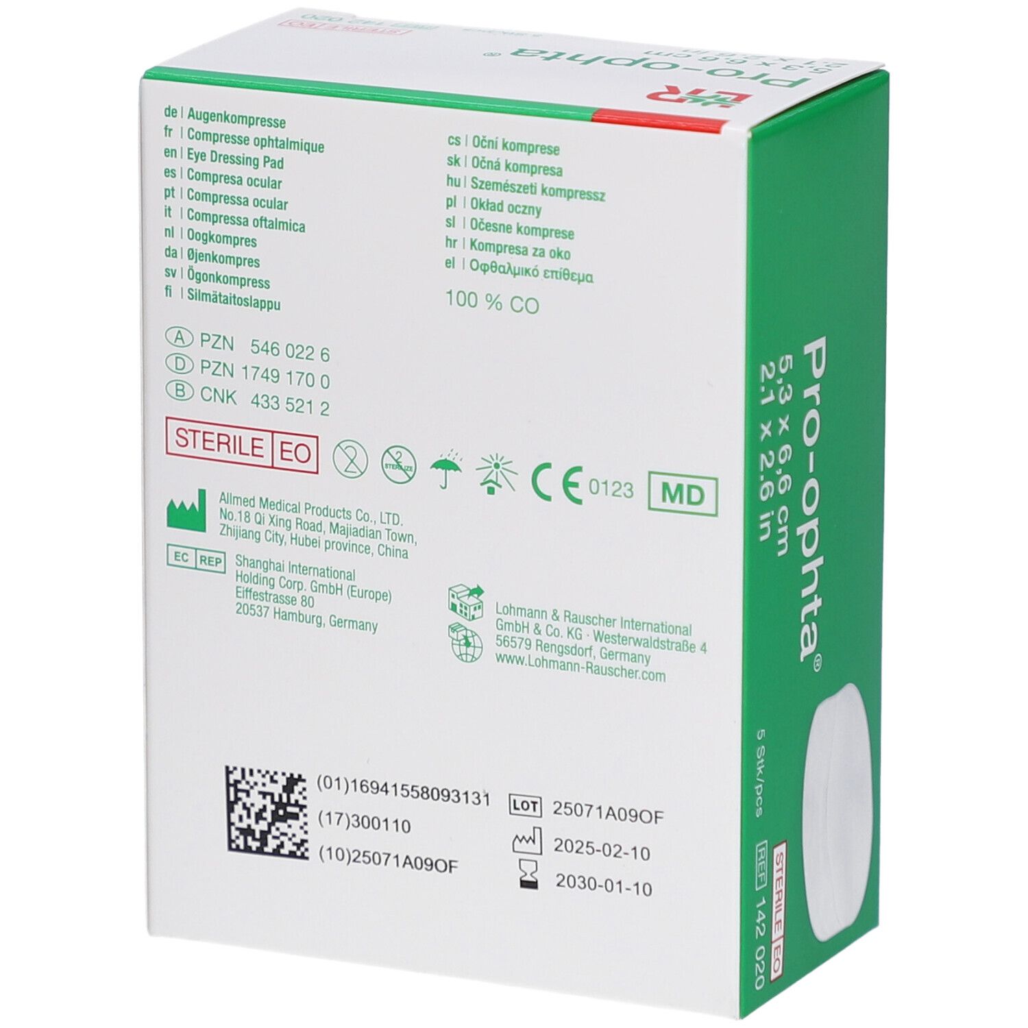 LR Pro-ophta® Augenkompresse