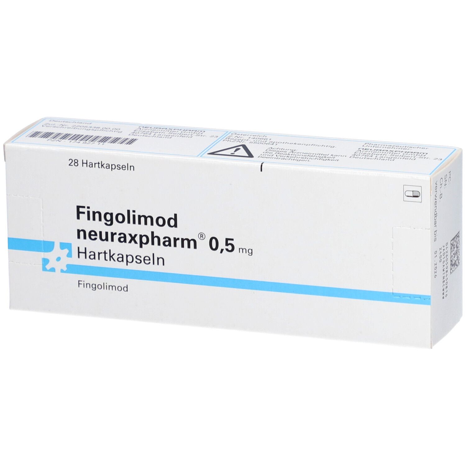 FINGOLIMOD neuraxpharm 0,5 mg Hartkapseln