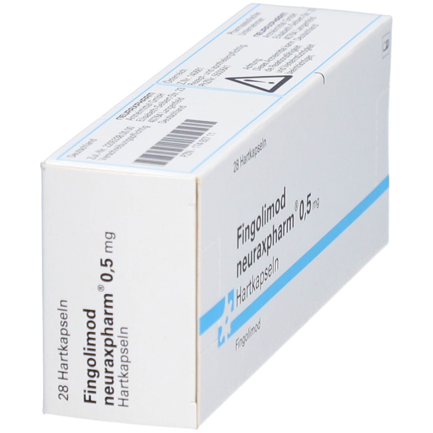 Fingolimod neuraxpharm 0,5 mg Hartkapseln 28 St